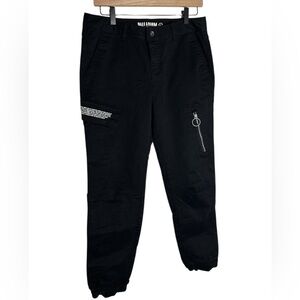 PALLADIUM black pants with zipper size Large black